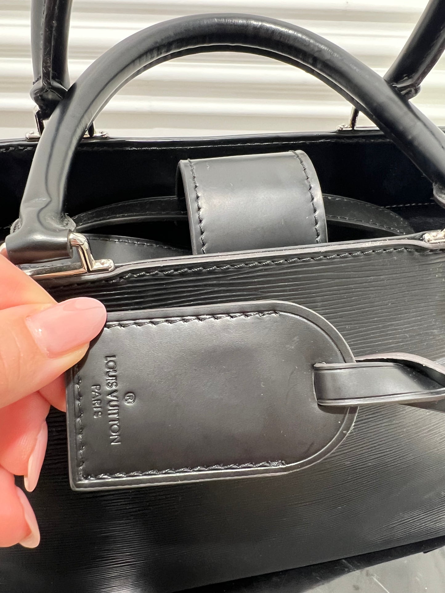 Louis Vuitton Black Kleber MM Bag