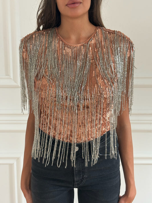 Sequin Body Top