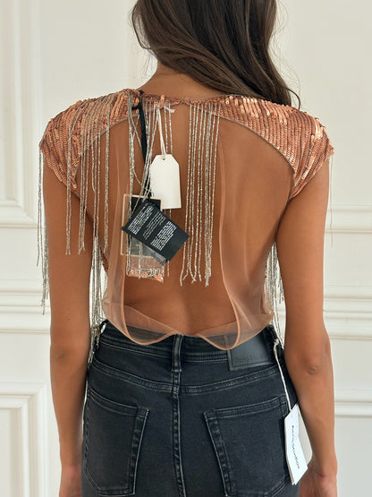 Sequin Body Top